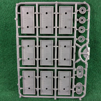 20x40mm Rectangular Lipped Wargaming Bases with Magnet Holes - Wargames Atlantic