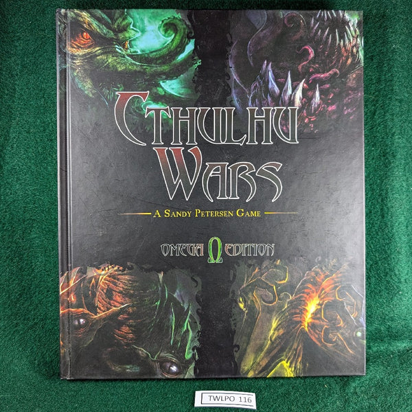 Cthulhu Wars Omega Edition Master Rulebook - Sandy Petersen - hardcover