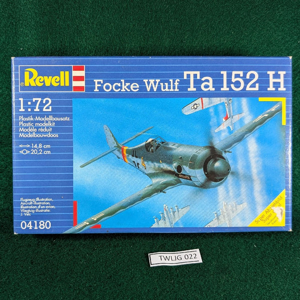 Focke Wulf Ta 152 H kit - 1/72 - Revell 04180 - Sealed box