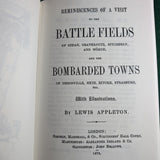 Reminiscences of Visit Battle Fields of Sedan Gravelotte etc- Appleton - Softcover Reproduction