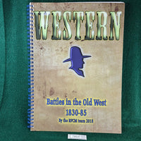 Western Rules - Battles In The Old West 1830-85 - RFCM - Spiral bound softcover