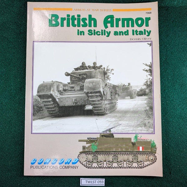 British Armor in Sicily and Italy - Dennis Oliver - Concord - softcover