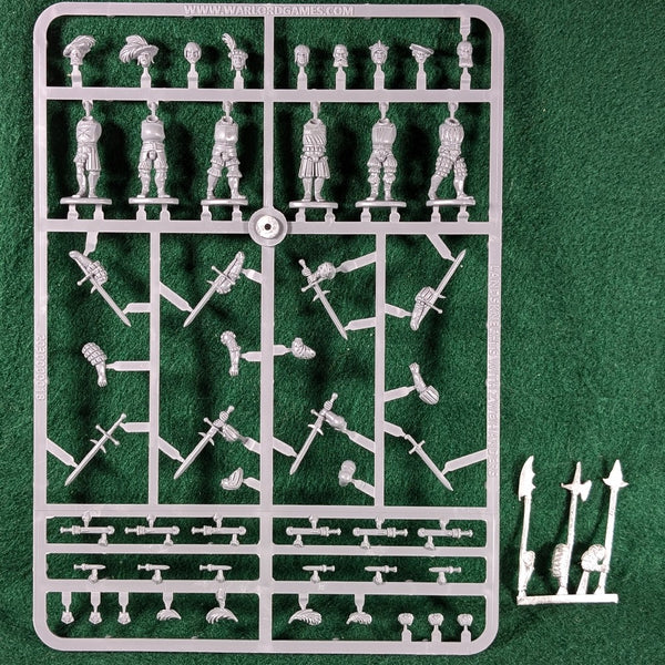 Landsknechts Zweihanders sprue - 6 plastic figures - Warlord Games