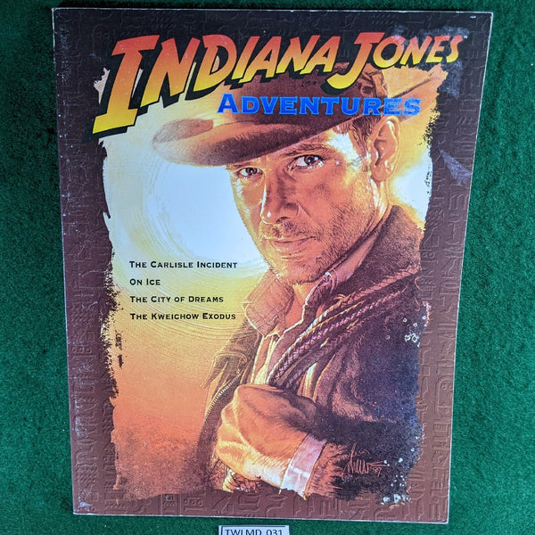 Indiana Jones Adventures - D6 System or MasterBook RPG - West End Games 45009