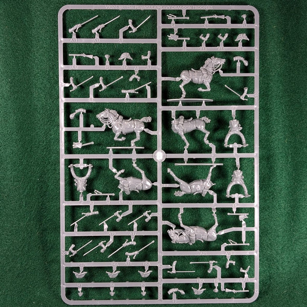 British Napoleonic Heavy Dragoons Peninsula sprue - 3 figures - Victrix