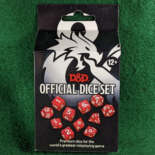 D&D Official Dice Set - Dungeons & Dragons