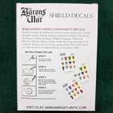 Baron's War Shield Decals Knights 2 - Wargames Atlantic - 36 decals