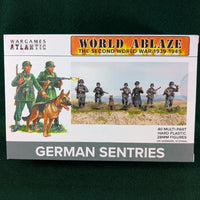 German Sentries WWII inc Dogs - 30 figures + 10 dogs - Wargames Atlantic