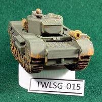 Churchill Mk VII tank - Painted Plastic  - 1/76 - Airfix