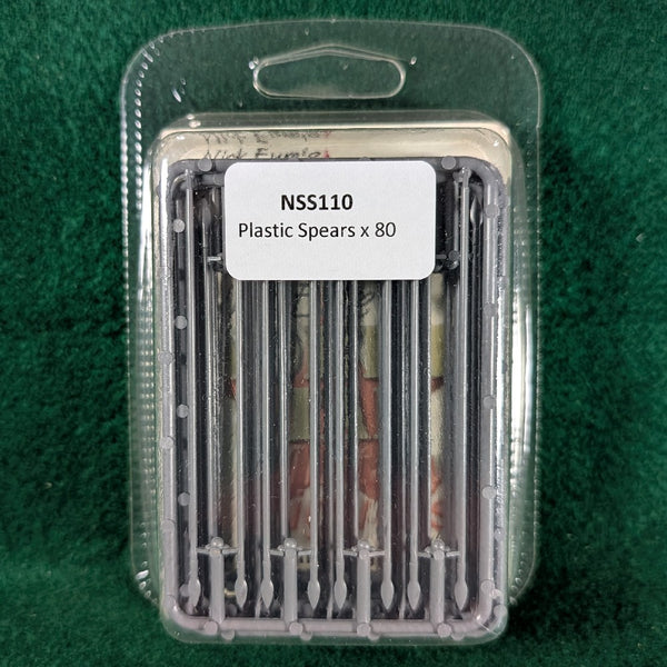 80mm plastic spears - 80 pcs - Northstar Figures