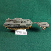 Churchill Crocodile Flamethrower tank - Painted Plastic  - 1/76 - Airfix
