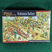 Pike & Shotte Ordnance Battery - 12 figures - Warlord Games