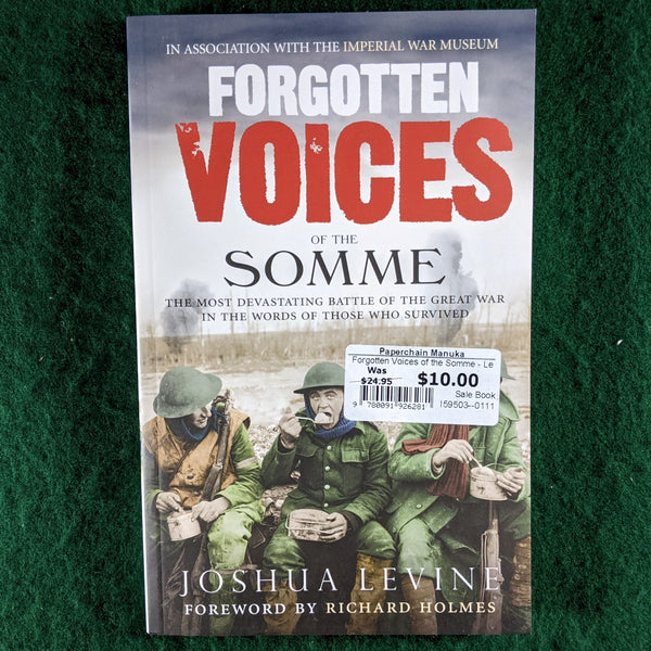 Forgotten Voices of the Somme - paperback