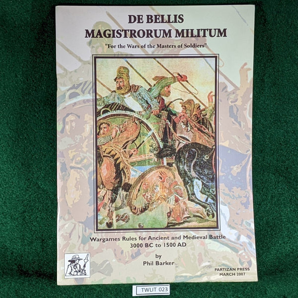 De Bellis Magistrorum Militum 1st edition - Phil Barker - Partizan Press