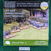 Late War German Infantry Heavy Weapons - 60 figures - hard plastic - The Plastic Soldier Company