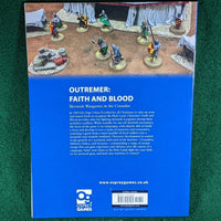 'Outremer: Faith and Blood - Skirmish Wargames in the Crusades' by Osprey Publishing back cover