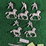 Norman Mounted Milites (Hearthguard) + Warlord - Saga - 5 mounted figures - Gripping Beast