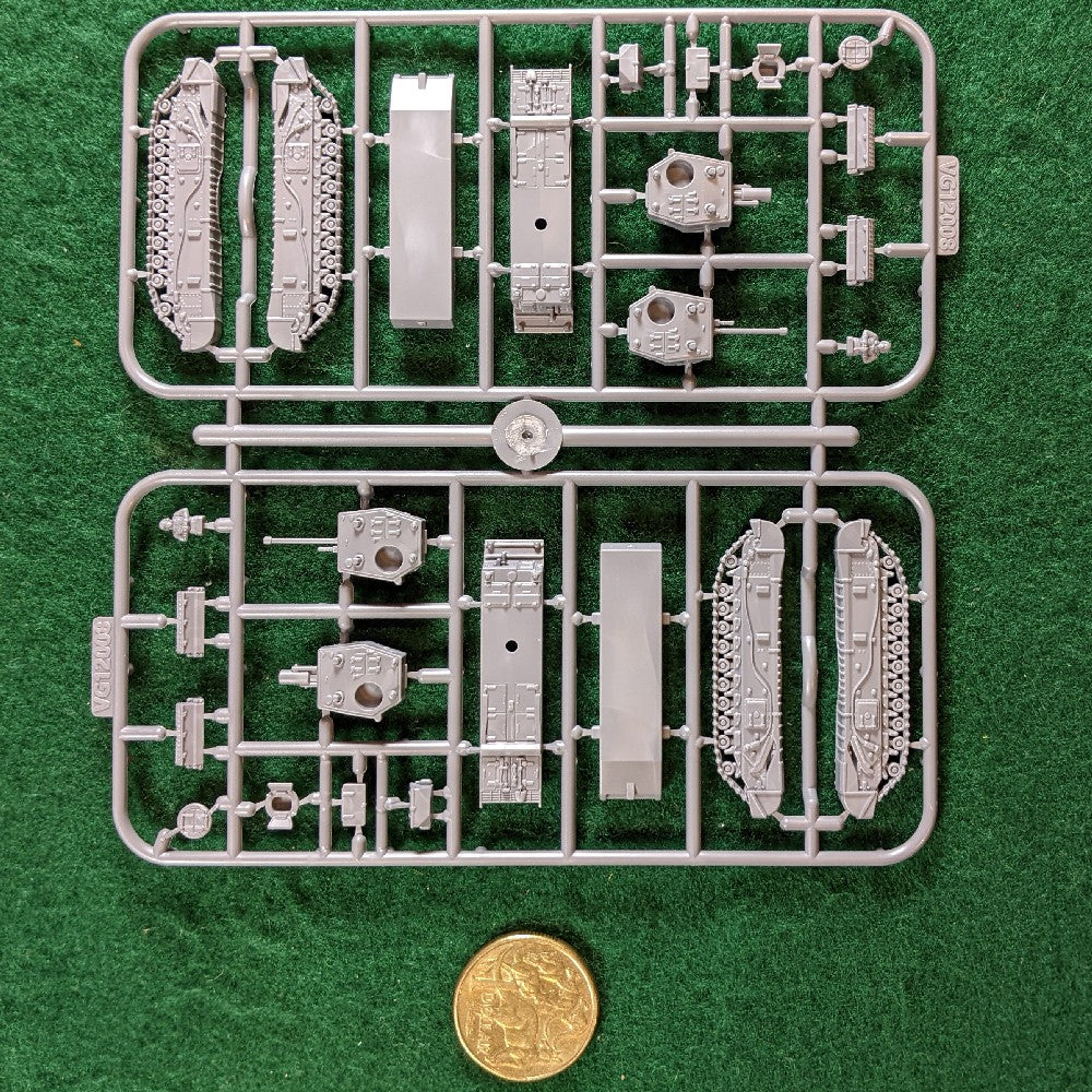 British Churchill tanks 12mm - 1/144 one sprue 2 tanks Victrix – The ...