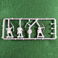 Dark Age Archers on the sprue. This set contains 10 sprues (30 archers)