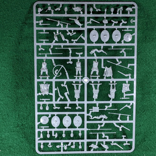 Late Roman Unarmoured Infantry Command sprue - 6 figures - Victrix