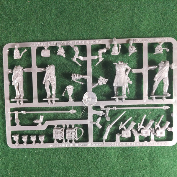 28mm Perry Russian Napoleonic Infantry 1809-14 Command Sprue