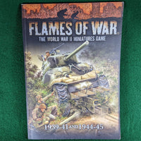 Flames Of War The World War 2 Miniatures game 1939-41 and 1944-45 - softcover