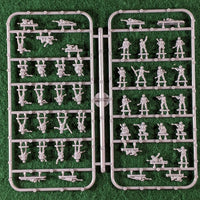 British Late War Infantry 1943-45 12mm - 1/144 one sprue 46 figures Victrix