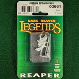 Reaper 03661 Zeldriia Elf Sorceress - metal miniature