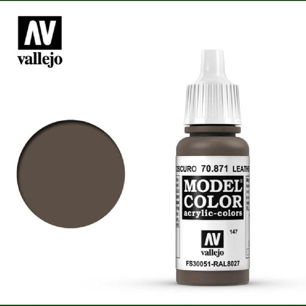 Vallejo Model Color - Leather Brown AV70871