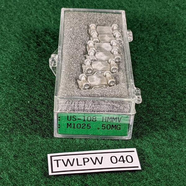 US M1025 HMMV w .50 HMG - sealed box - C in C US-108 - Microarmour 1/285 or 6mm