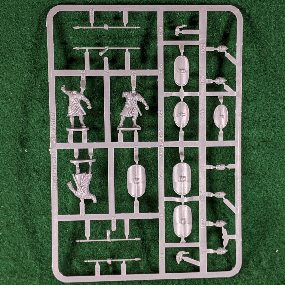 Carthaginian Citizen Infantry Sprue - 3 figures - Victrix – The War Library