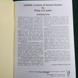 Legion - Society of Ancients Game